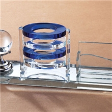 【厂家直销水晶台历】水晶办公用品摆件【认准杰诚第一品牌】