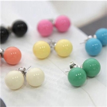 特价耳钉促销日韩多色糖果耳钉淘宝货源送礼赠品饰品批发