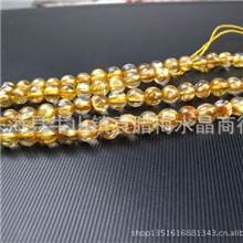 极品天然钛晶手链，金发晶手链5MM半成品