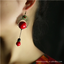 时尚复古夸张新娘耳环耳饰6938原创民族风饰品批发