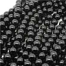 缘雅天然AAA级黑玛瑙水晶散珠水晶饰品水晶半成品批发