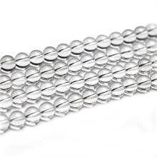 缘雅天然AAA级白水晶水晶散珠水晶饰品水晶半成品批发