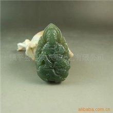 和田玉青玉八大守护神【文殊菩萨】生肖兔者本命佛