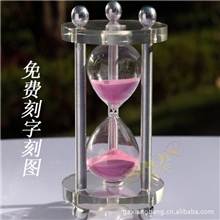 圣诞精美工艺品沙漏压克力沙漏家居装饰品学生礼品