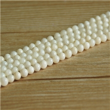 盛记宝石4-6mm天然贝壳圆珠饰品批发天然砗磲