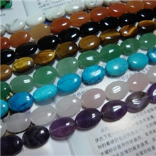 盛记宝石10*14mm椭圆形天然宝石串珠宝石配件饰品配件