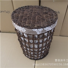 山东草编收纳筐植物编织工艺品草编筐厂家草编收纳篮收纳筐子