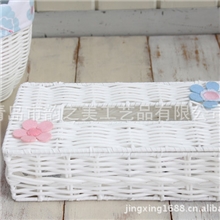 【小额批发】出口日本塑编纸巾盒纸巾抽餐巾盒收纳盒PP塑编