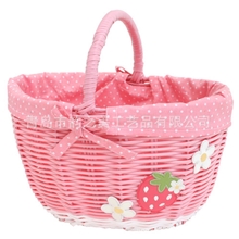 精品厂家直销出口日本原单收纳盒收纳篮塑编篮购物篮