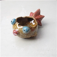 创意居家陶瓷窑变釉工艺礼品烟灰缸创意家居5470