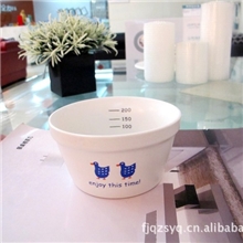 供应陶瓷碗刻度陶瓷碗zakka陶瓷碗沙拉陶瓷碗7915