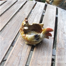 烟灰缸新奇创意窑变陶瓷烟灰缸5882