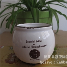 zakka杂货陶瓷复古盆栽花盆zakka杂货2016