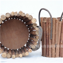 定制生产藤鞭、木材植物编织工艺品、园林插花