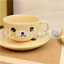 外贸出口日本卡通杯轻松熊陶瓷咖啡杯