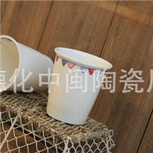 3ehouse新款zakka陶瓷生活小口杯陶瓷环保杯旧货控