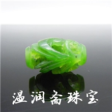 新疆和田玉碧玉路路通吊坠和田玉玉器挂件批发南阳玉石玉坠批发