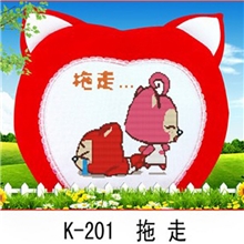 新款批发精准印花十字绣抱枕情侣卡通靠垫阿狸特价