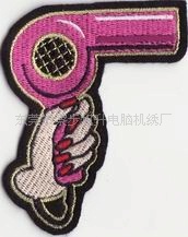 【专业生产】电脑刺绣电脑绣花服装辅料绣花标电绣加工