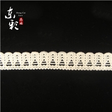 G-061.8CM【钩编机织】现货经典款钩编花边热销凤尾花形