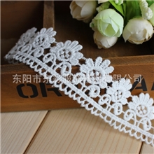 常年流行高级女装婚纱娃娃衣装饰3.6CM手工DIY精美水溶花边辅料