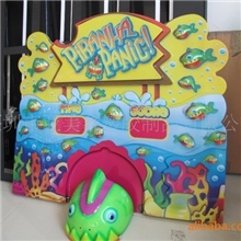 对位厚板吸塑，游戏机面盖吸塑，吹塑成型塑料件，红色球吸塑成型