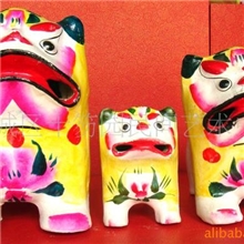 供应泥老虎聂家庄泥塑色彩艳丽国家级非物质文化遗产