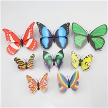 批发/冰箱墙贴/仿真装饰蝴蝶/家居饰品摆件/出口欧美夜光