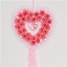 新房布置挂饰/结婚用品挂件/多款可选/婚房布置装饰花环含小熊