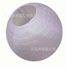 手工DIY奶白纸灯笼教室装饰儿童作业手工画画diy益智玩具