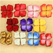 结婚婚房装饰布置仿真玫瑰花瓣床撒花假花瓣无纺布144片装