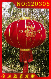 供应工艺灯笼红色灯笼高档喜庆灯笼植绒布灯笼