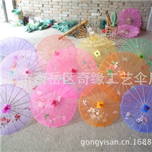 【厂家让利，降价大促销】淘宝热卖丝绸伞舞蹈用伞透明工艺伞