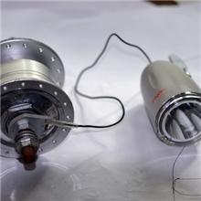 厂家供应超高亮自行车大灯总成（磨电灯）