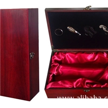 热销双只装红酒包装盒仿红木酒盒双只装红酒礼盒工厂直销