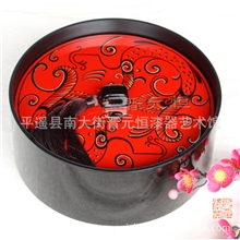 木质漆器糖果收纳盒高端礼品盒仿古新中式汉风月饼盒包装厂家定制