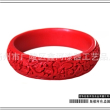 【鑫河漆器】2013热销漆雕【古背】手镯厂家直销节日商务礼品