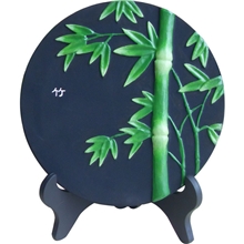 工艺品批发炭雕厂家礼品碳雕批发炭雕工艺品摆件四君子-竹