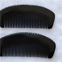 供应精品黑牛角梳(广梳小号）