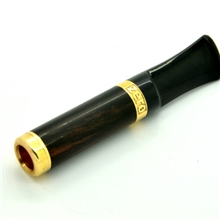 宏雅烟嘴过滤可清洗循环型黑檀木烟嘴黑檀木一号