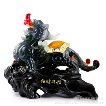 厂家直销开光招财辟邪墨玉红木铜貔貅摆件大号家居开业工艺礼品
