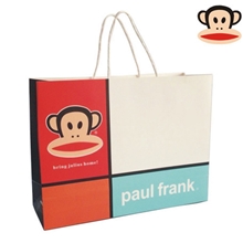 2013淘宝热卖paulfrank大嘴猴纸袋!新款手提袋