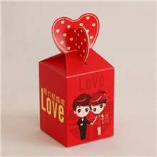 批发婚庆用品2012新款喜糖袋糖果盒结婚包装纸盒喜糖盒子301-2