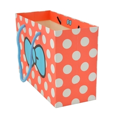 【特别推荐】白点蓝蝴蝶中号手提袋纸袋礼品袋