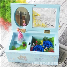 云南菲丽雅保鲜花情人节礼物生日礼物创意音乐盒