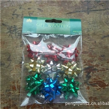 彩带星星花厂家直销星星花包装纸礼品花pp星星花