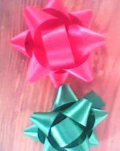 织带礼品花手工星星花手工礼品花节庆用品装饰品