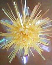 供应幻彩陆角星星花日圣诞节用、节庆用品/包装礼品花