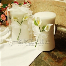 百合花百年好合蜡烛婚庆回礼蜡烛广东十年蜡烛工厂招代理加盟