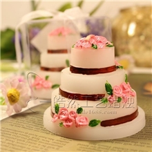 玫瑰蛋糕生日蜡烛浪漫生日礼物婚庆婚礼蜡烛广东十年蜡烛工厂